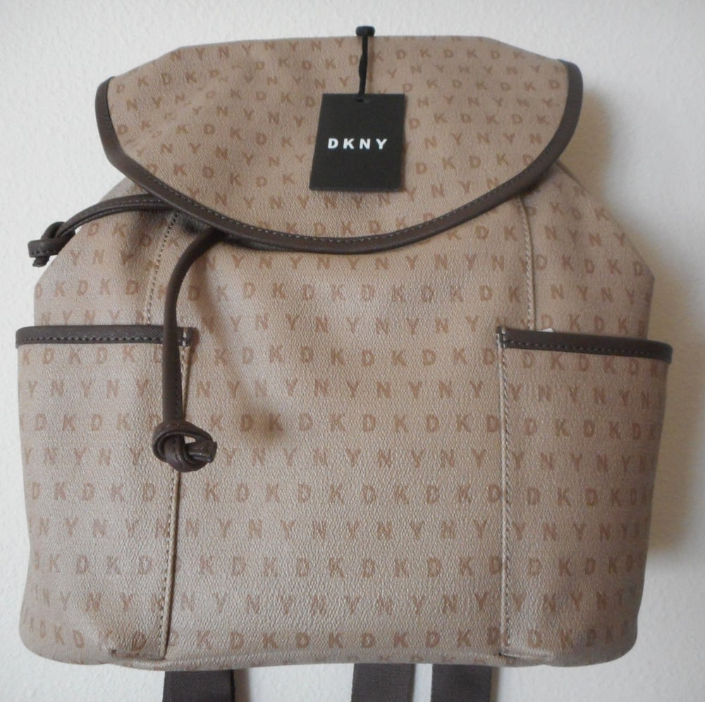 NEW DKNY Unisex Large Travel Backpack Tote